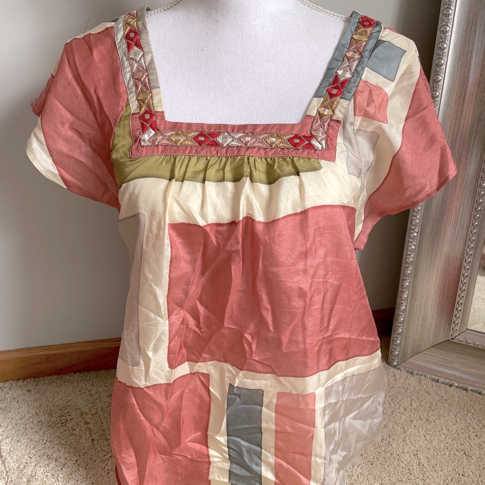 Akemi + Kin Silk Blouse from Anthropologie